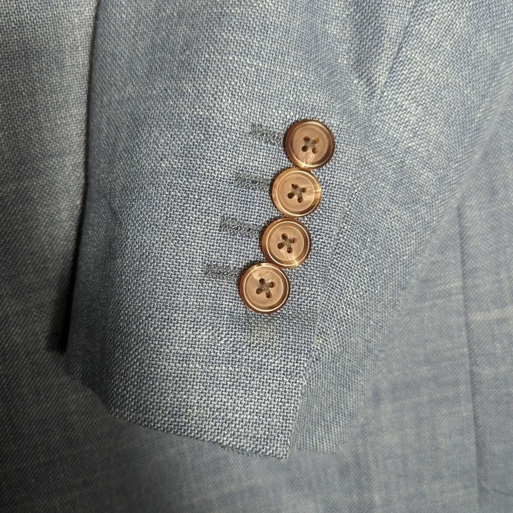 Ralph Ralph Lauren Mens 43R Blue Linen‎ Blend Blazer Sport Coat Dillard's Canada